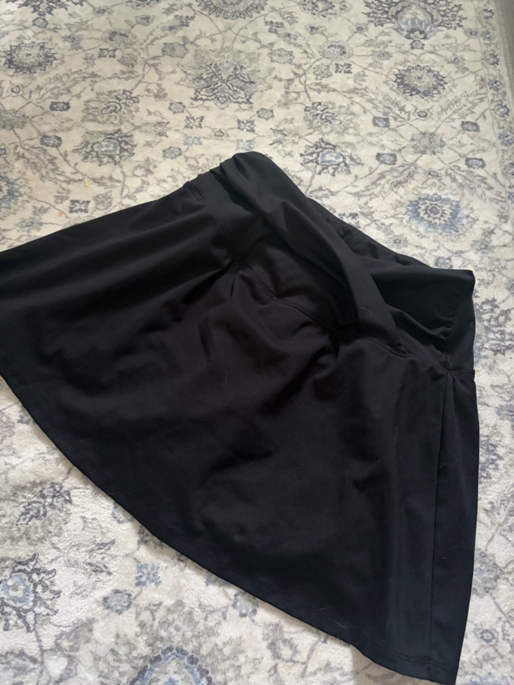 Yogalicious lux crosstown Black Circle Skirt with Stretch Waist